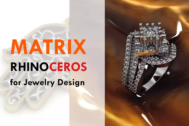Matrix & Rhinoceros for Jewelry Design